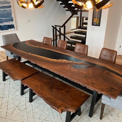 Snowshoe Statement Dining Table