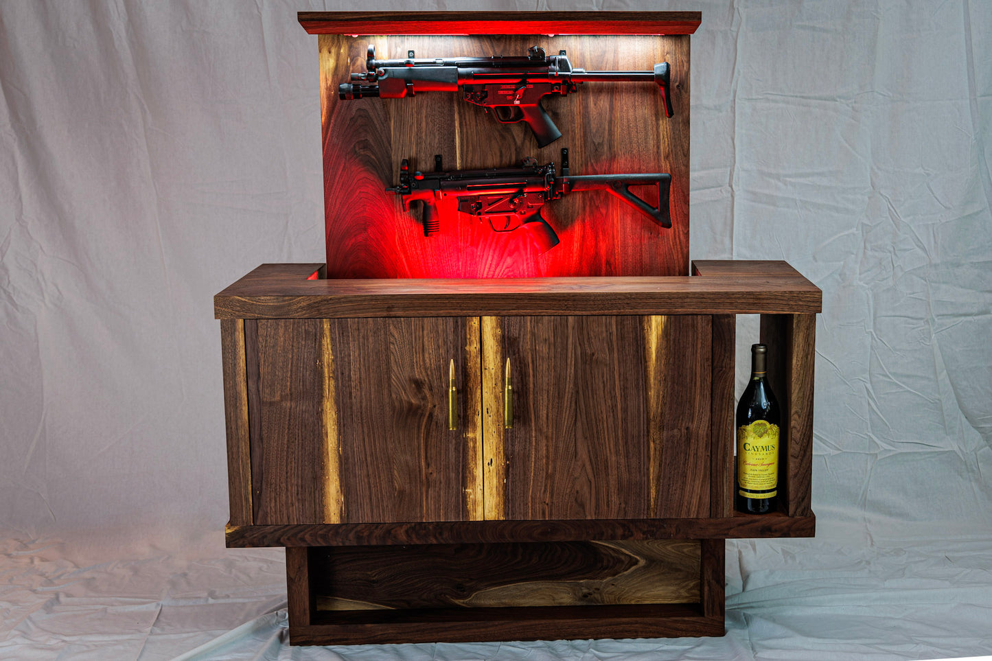 Hidden Storage Credenza for Weapons (or Wine)