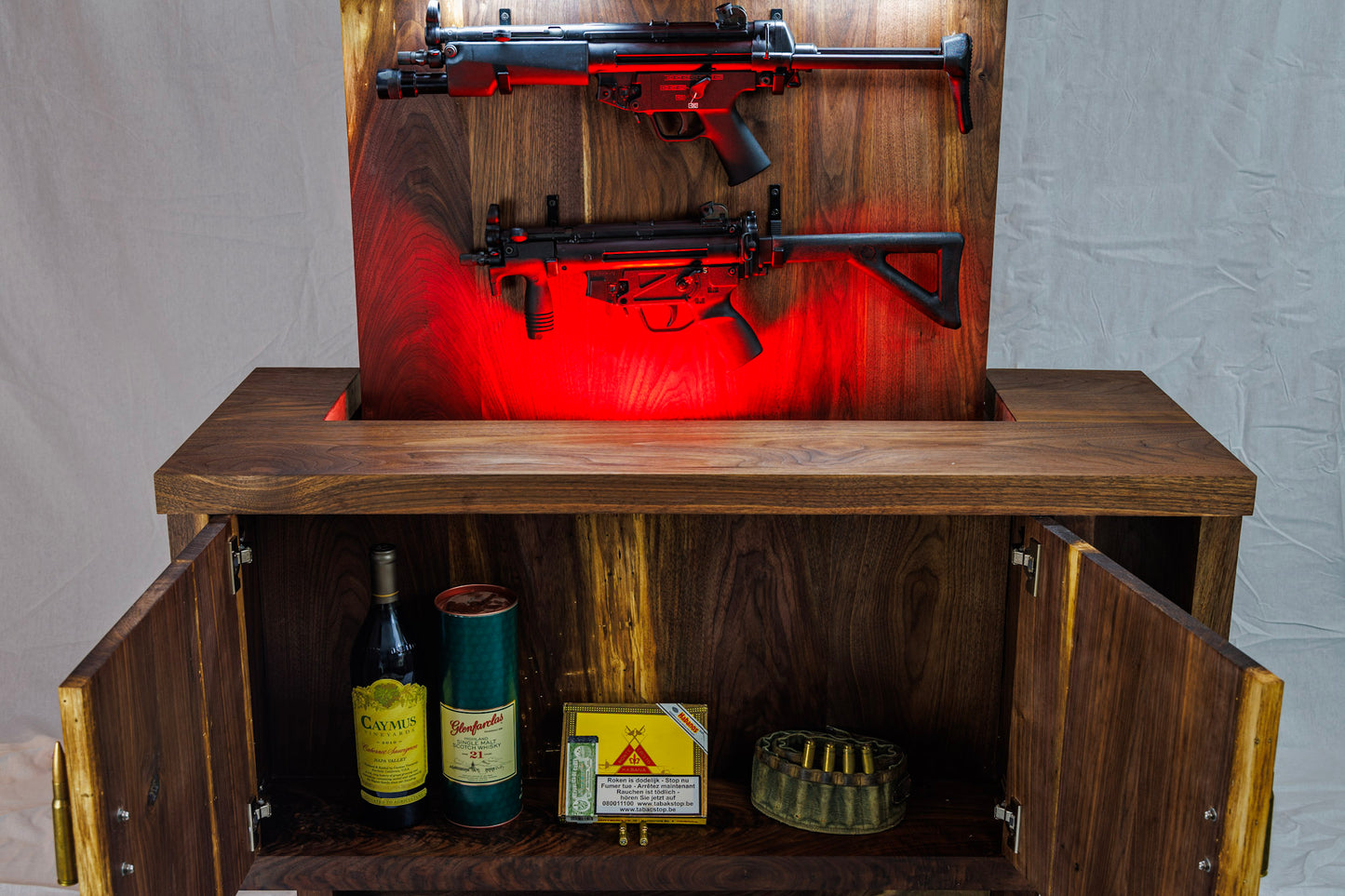 Hidden Storage Credenza for Weapons (or Wine)